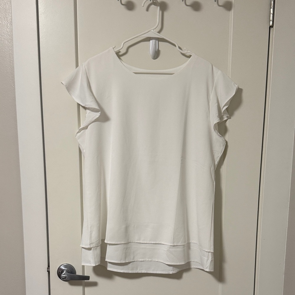Elegant White Women's Top